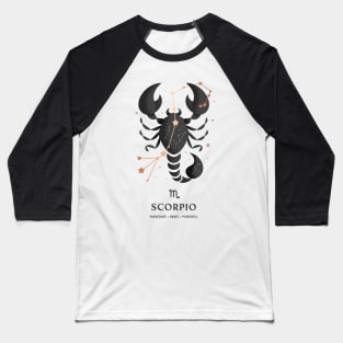 Scorpio Constellation Zodiac Series Baseball T-Shirt